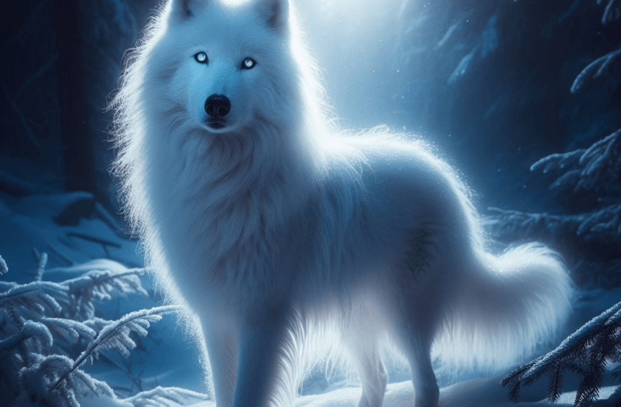 White Eyed Wolf Symbolism and Spiritual Meaning