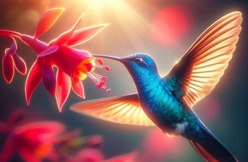 Blue Hummingbird Spiritual Meaning & Symbolism