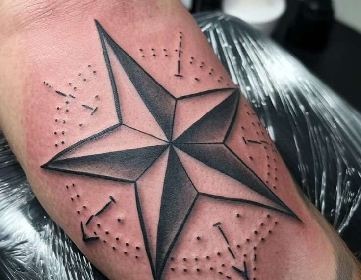 Black Star Tattoo Meaning & Symbolism